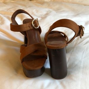 Zara block heels